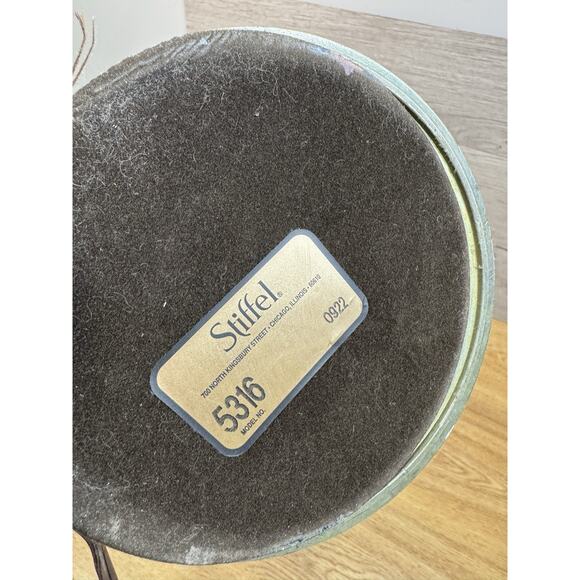 Vintage Stiffel Brass Table Lamp 30” Tall Heavy Polished Base ~No Shade - Picture 8 of 9